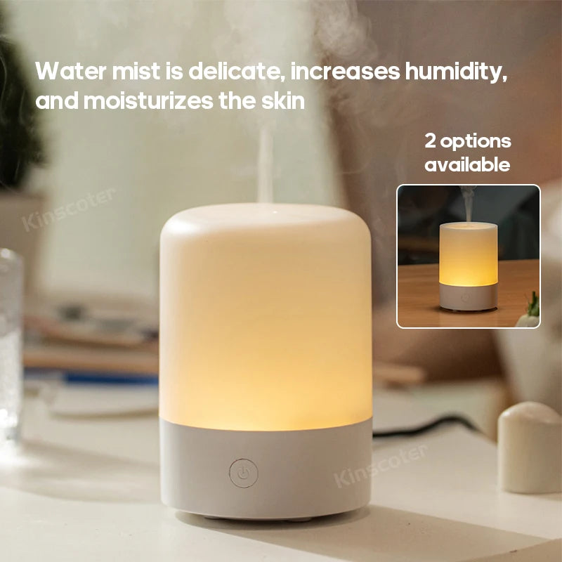 Desktop Mini Ultrasonic Aroma Diffuser and Air Humidifier with RGB Light