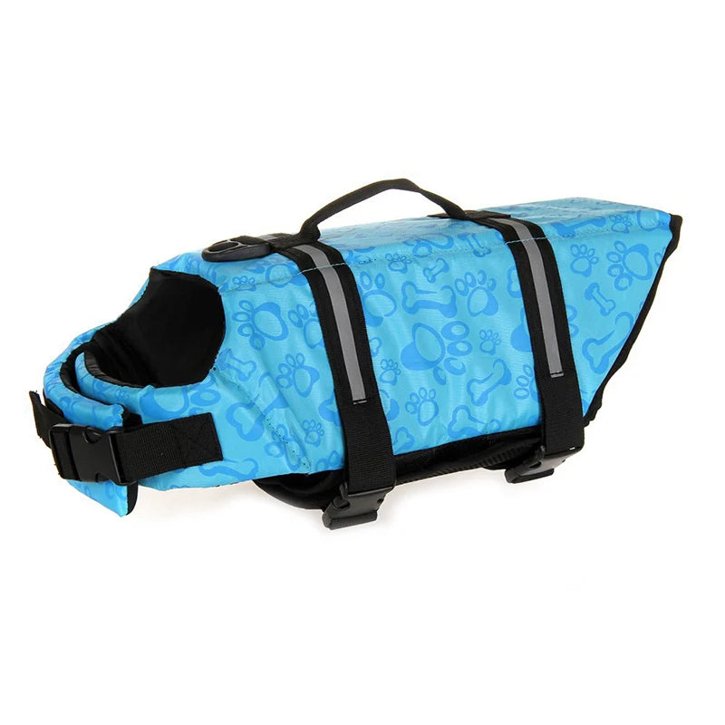 Summer Life Vest Jacket for Dogs - Reflective Pet Swimwear for Safety