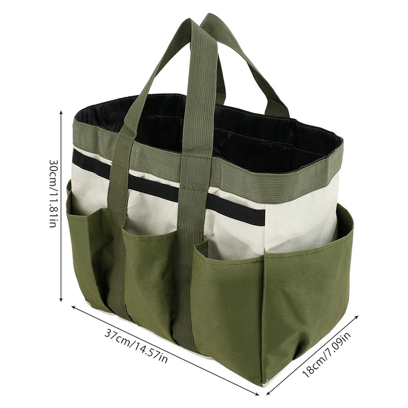 Garden Tool Storage Bag – 600D Oxford Cloth Large Capacity Organizer for Gardening and Yard Work