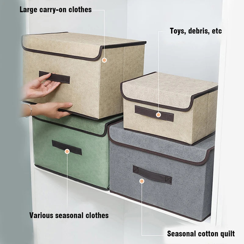 Foldable Dustproof Storage Box – Portable Storage for Clothes and Accessories