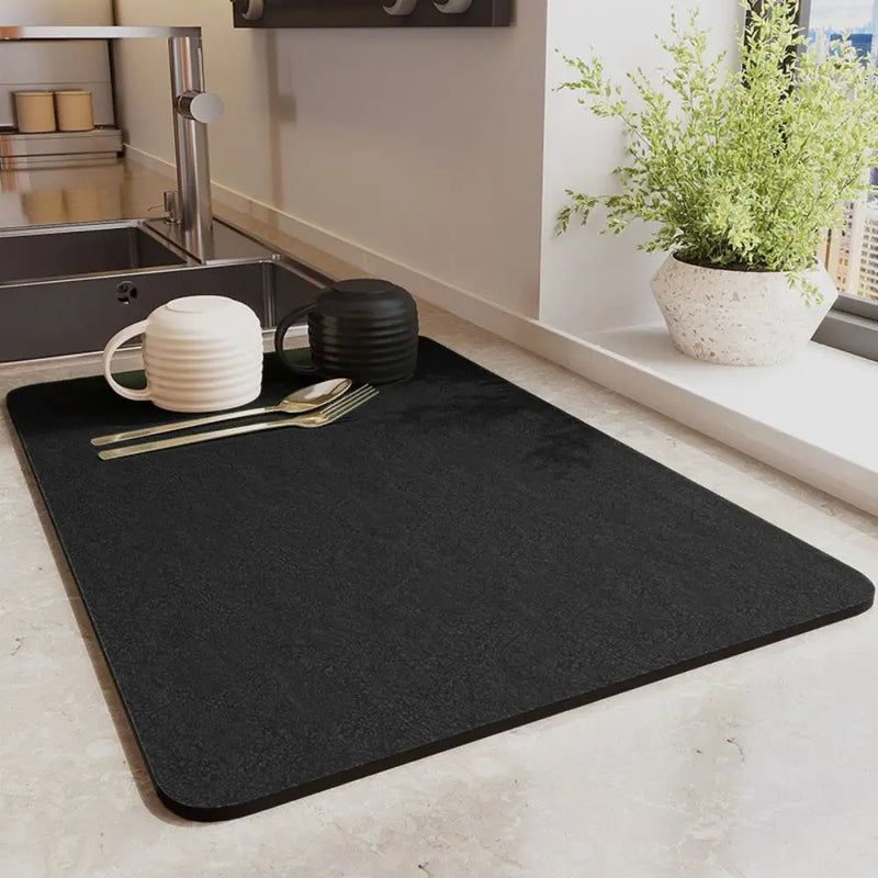 Home Kitchen Soft Diatomite Absorbent Quick-Drying Draining Mat - Multi-Purpose Table Mat