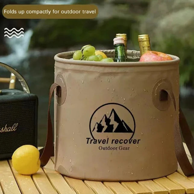 Folding Bucket – Portable, Waterproof, and Versatile for Travel and Outdoor Adventures