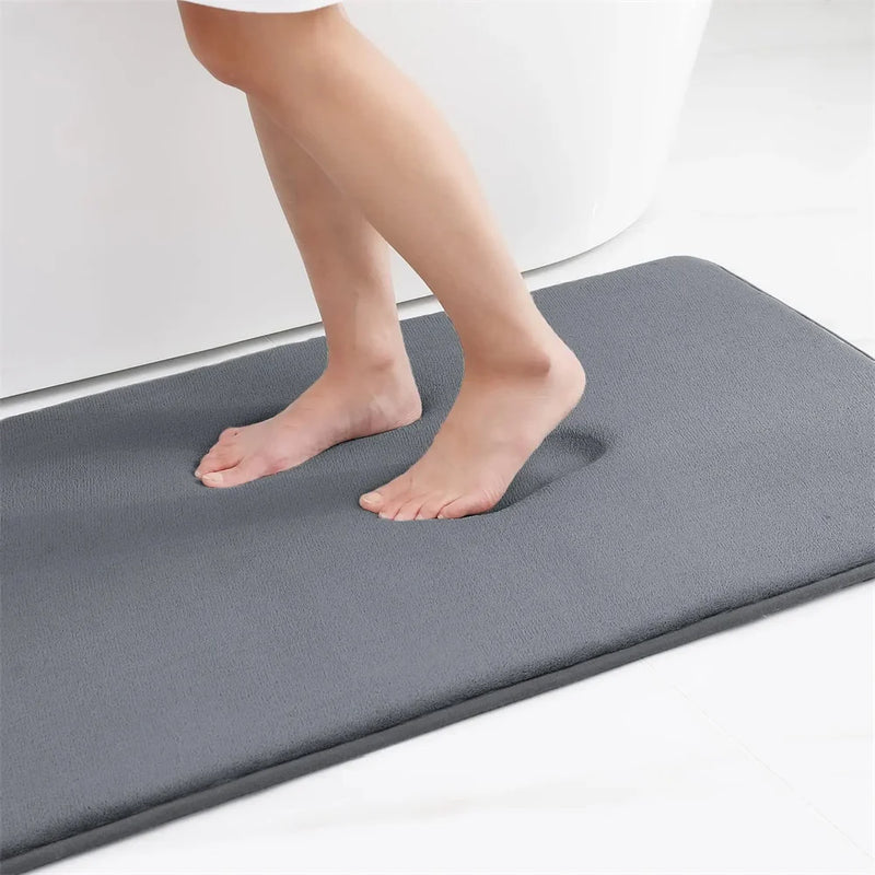 Olanly Silicone Bath Mat Non-Slip Shower Bathroom Mat