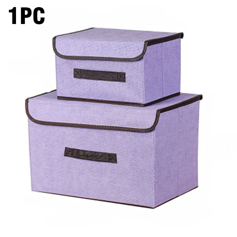 Foldable Dustproof Storage Box – Portable Storage for Clothes and Accessories