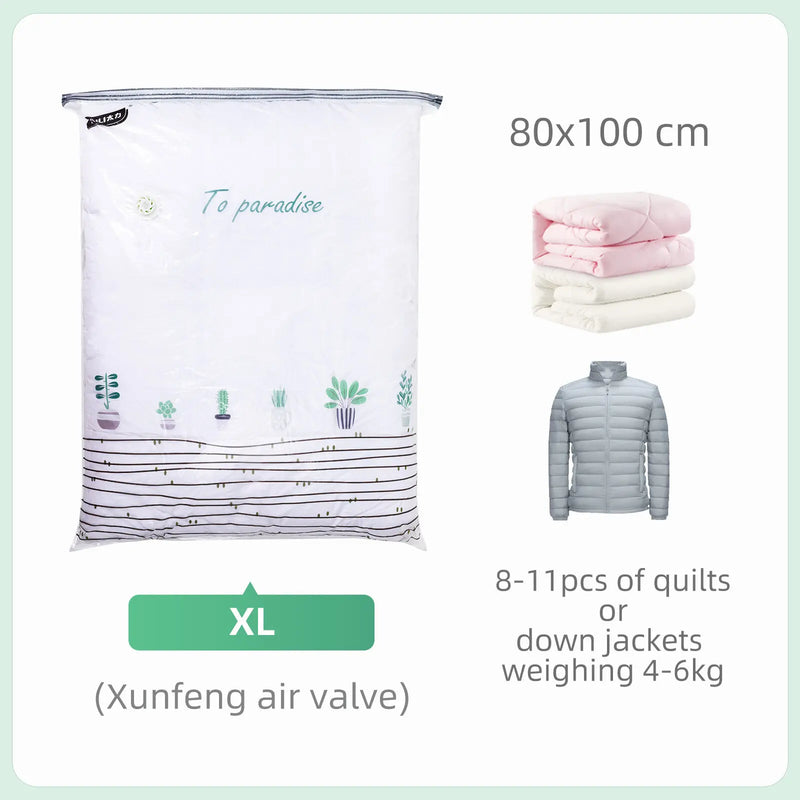 TAILI Cubic Vacuum Storage Bags for Clothes and Blankets