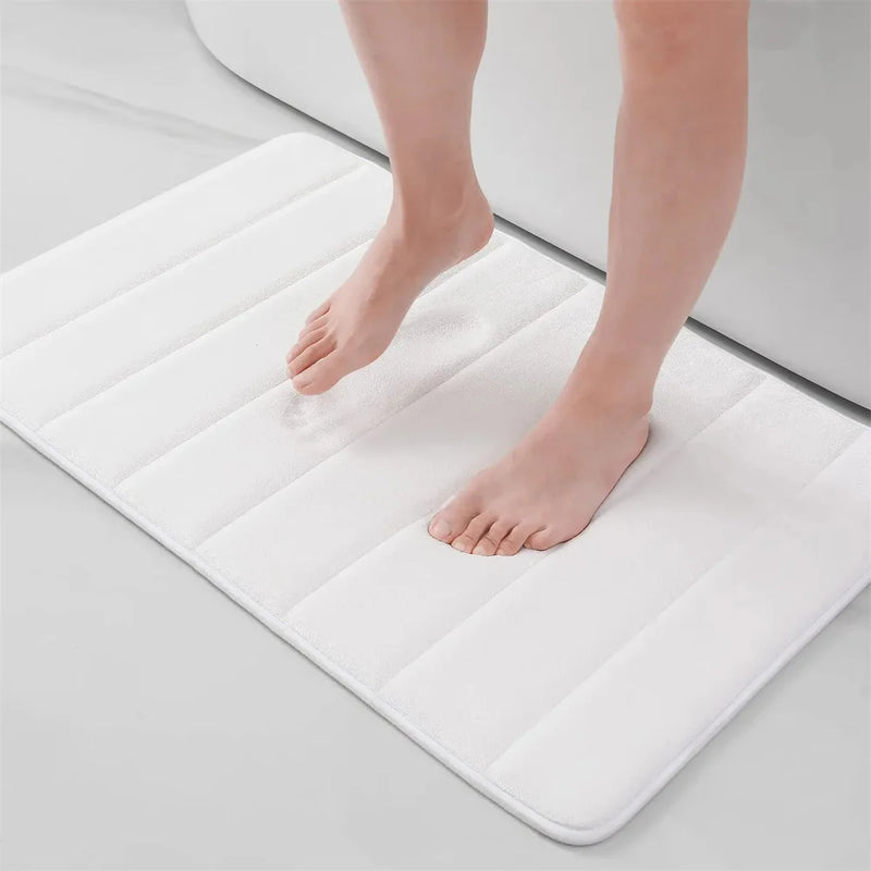 Olanly Silicone Bath Mat Non-Slip Shower Bathroom Mat