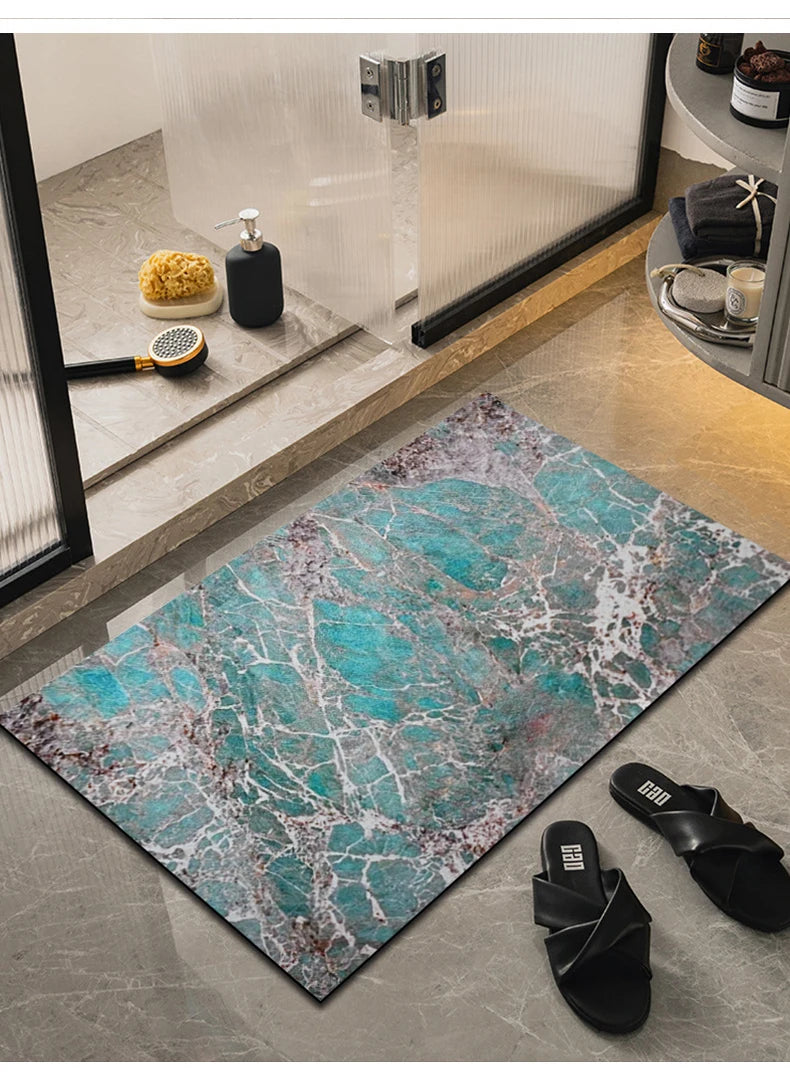 Large Bathroom Mat Super Absorbent Floor Mat – Quick-Drying Comfort for Your Home