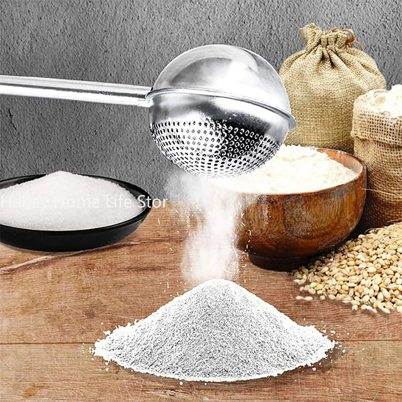 Powder Shaker Sugar Duster Flour Sugar Sieve For Powdered Sugar Spices Cake Decorating Tool Baking