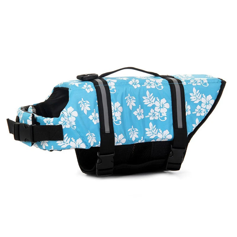 Summer Life Vest Jacket for Dogs - Reflective Pet Swimwear for Safety