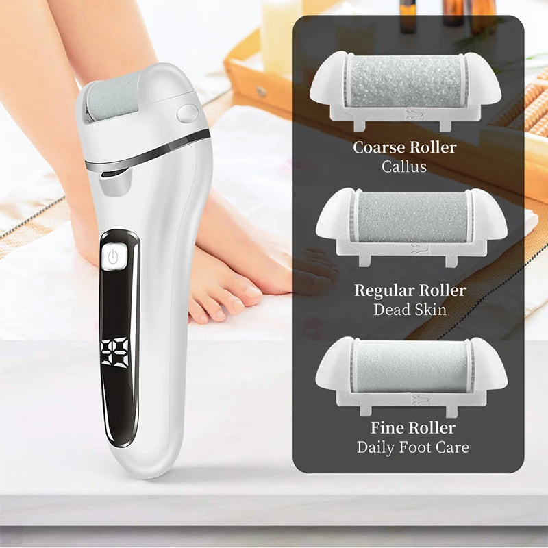 Electric Foot Sandpaper File – Professional Pedicure Tool for Smooth Heels and Callus Removal