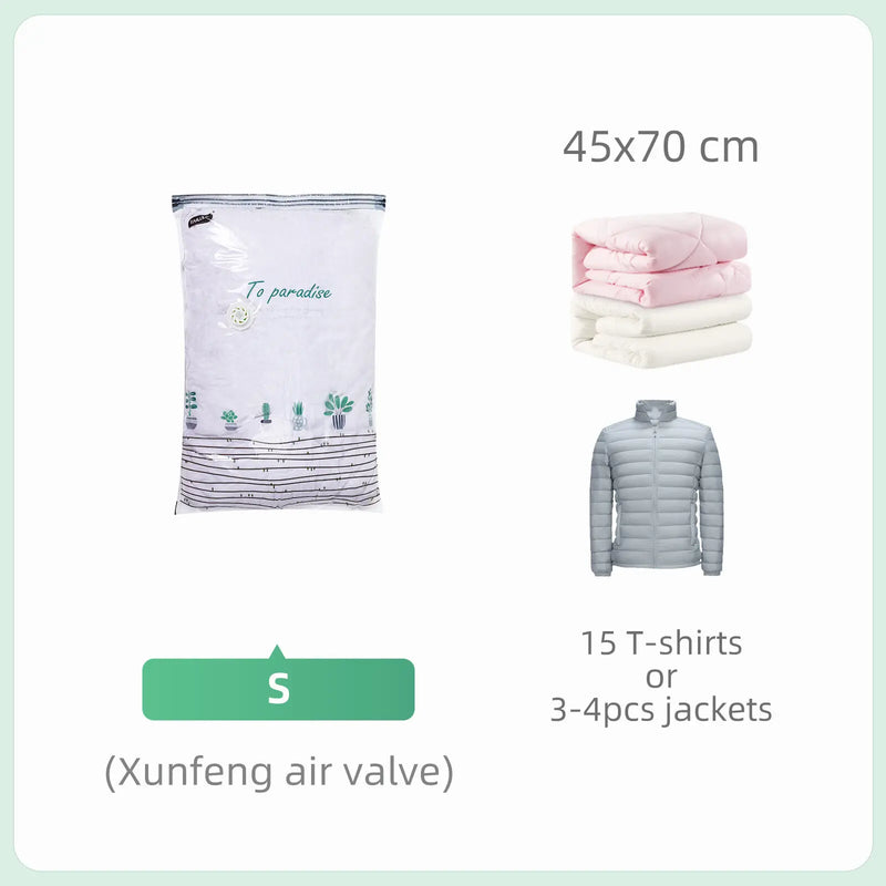 TAILI Cubic Vacuum Storage Bags for Clothes and Blankets