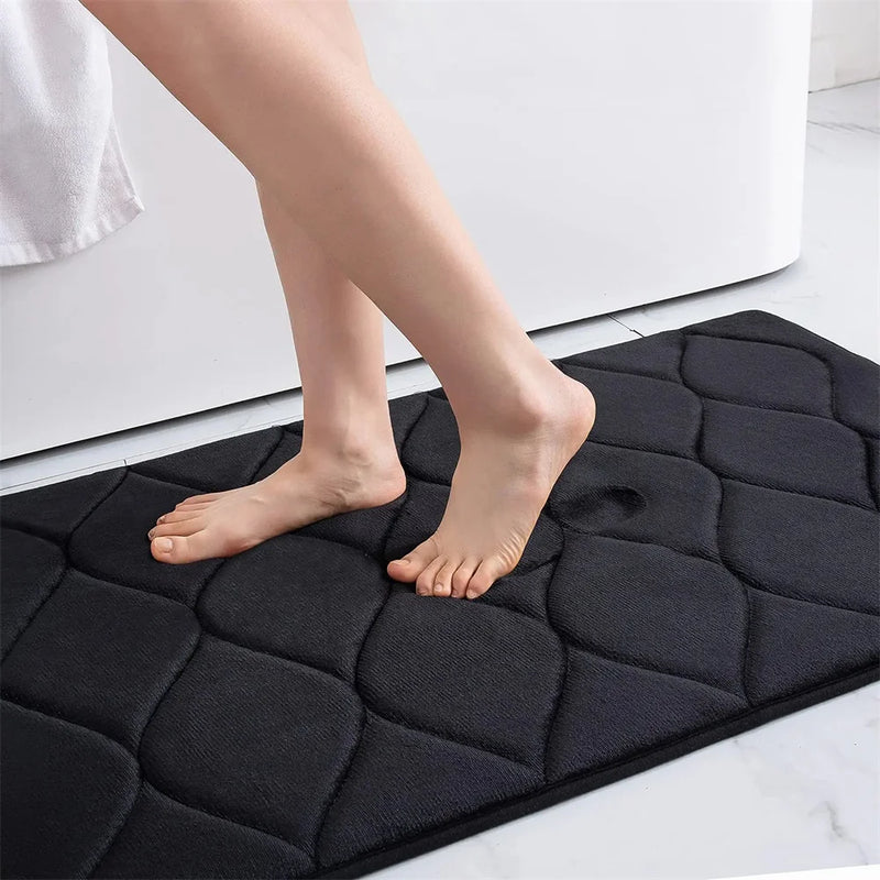 Olanly Silicone Bath Mat Non-Slip Shower Bathroom Mat